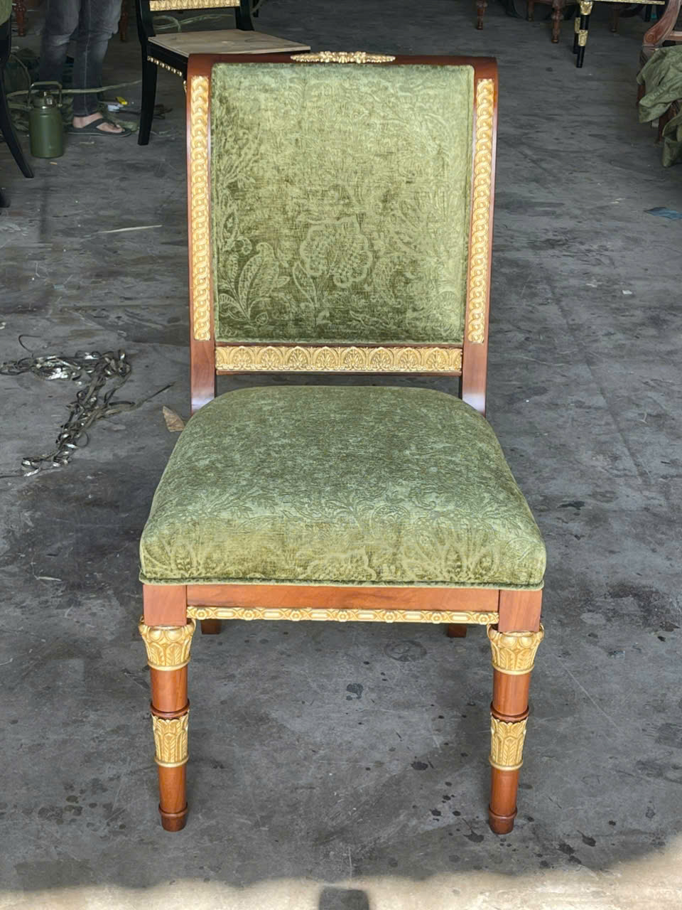 GHẾ ĂN TÂN CỔ ĐIỂN KHÔNG TAY WELINGTON